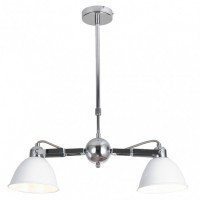 Distribuidor - Lâmpadas Diversas | Lâmpadas Modernas | LAMPARA BURI 2XE27 BLANCO/CROMO REGX52X15,5 CM Ref: 143152001